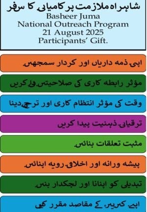 شاہراہ ملازمت پر کامیابی کا سفر - فارمیٹ ۲