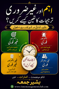 ٹائم مینیجمنٹ اشارات میں